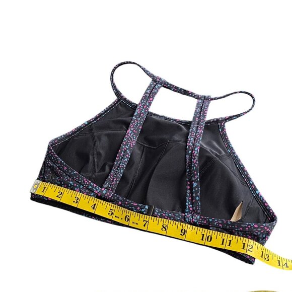 Lululemon See The Sea Swim Top Terrazzo Black Multi, Bikini, Swimwear, 4/6 - Picture 5 of 7